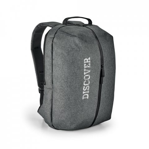 WILTZ. Mochila para notebook 15.6'' em 600D de alta densidade - Cinza
