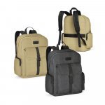 ADVENTURE. Mochila para notebook 15.6'' em algod&atilde;o canvas pr&eacute;-lavado
