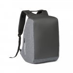 AVEIRO. Mochila para notebook (15.6'') com sistema antirroubo em 900D de alta densidade e tarpaulin (25 L) - Cinza