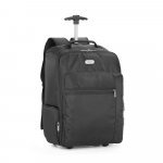 AVENIR. Mochila trolley para notebook 17'' em 1680D e 300D - Preto