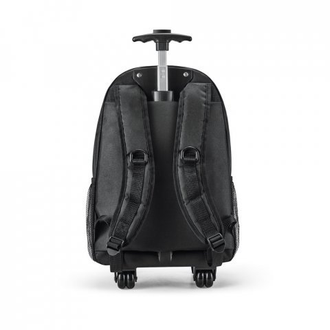 CARDIFF. Mochila trolley para notebook 15.6'' em 300D - Cinza