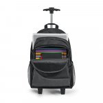 CARDIFF. Mochila trolley para notebook 15.6'' em 300D - Cinza