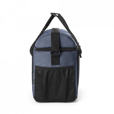 ROMA M. Cooler. Bolsa t&eacute;rmica almofadada em ripstop poli&eacute;ster reciclado 600D com interior forrado em PEVA 11 L - Azul