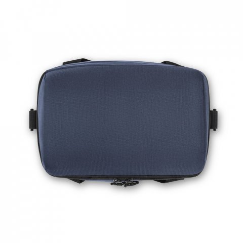 ROMA M. Cooler. Bolsa t&eacute;rmica almofadada em ripstop poli&eacute;ster reciclado 600D com interior forrado em PEVA 11 L - Azul