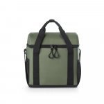ROMA M. Cooler. Bolsa t&eacute;rmica almofadada em ripstop poli&eacute;ster reciclado 600D com interior forrado em PEVA 11 L - Verde escuro
