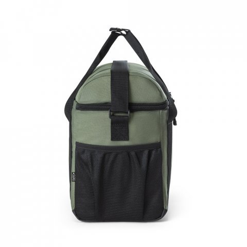 ROMA M. Cooler. Bolsa t&eacute;rmica almofadada em ripstop poli&eacute;ster reciclado 600D com interior forrado em PEVA 11 L - Verde escuro