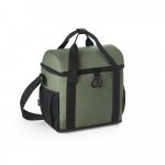 ROMA M. Cooler. Bolsa t&eacute;rmica almofadada em ripstop poli&eacute;ster reciclado 600D com interior forrado em PEVA 11 L - Verde escuro