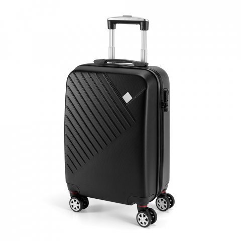 BUENOS AIRES. Mala de viagem executivo em ABS com interior forrado (37 L) - Preto