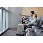 BUENOS AIRES. Mala de viagem executivo em ABS com interior forrado (37 L)