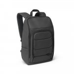 TOULON. Mochila para notebook (16") em poli&eacute;ster reciclado 600D de alta densidade, com revestimento resistente &agrave; &aacute;gua (19 L) - Preto