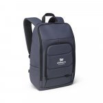 TOULON. Mochila para notebook (16") em poli&eacute;ster reciclado 600D de alta densidade, com revestimento resistente &agrave; &aacute;gua (19 L) - Azul