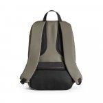 TOULON. Mochila para notebook (16") em poli&eacute;ster reciclado 600D de alta densidade, com revestimento resistente &agrave; &aacute;gua (19 L) - Verde escuro