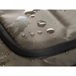 TOULON. Mochila para notebook (16") em poli&eacute;ster reciclado 600D de alta densidade, com revestimento resistente &agrave; &aacute;gua (19 L) - Verde escuro