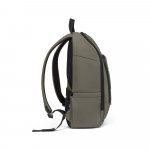 TOULON. Mochila para notebook (16") em poli&eacute;ster reciclado 600D de alta densidade, com revestimento resistente &agrave; &aacute;gua (19 L) - Verde escuro