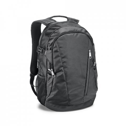 OLYMPIA. Mochila para notebook 15.6'' em 840D jacquard - Cinza claro