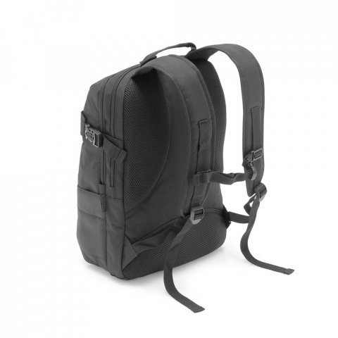 ZIPPERS BPACK. Mochila para notebook (15.6')' em 840D jacquard e 300D (25 L) - Preto