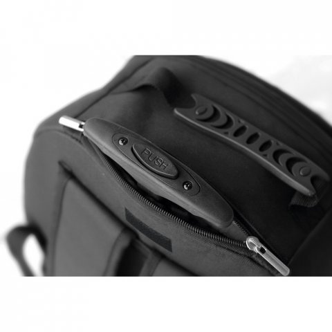 NOTE. Mochila trolley para notebook (15.6'') em 1680D e 300D com 2 rodas (24 L) - Preto