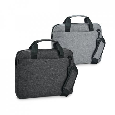 GRAPHS LAPTOP. Pasta para notebook (14'') em 600D de alta densidade com compartimento forrado e almofadado