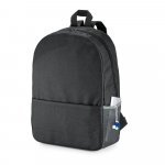 HEXA. Mochila para notebook (15.6'') em 600D com compartimento almofadado (16 L) - Cinza escuro