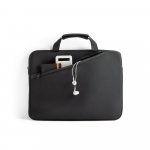 SEATTLE. Pasta para notebook (14'') em soft shell de alta densidade - Preto