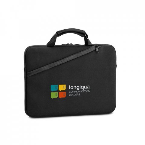 SEATTLE. Pasta para notebook (14'') em soft shell de alta densidade - Preto