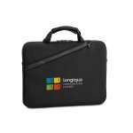 SEATTLE. Pasta para notebook (14'') em soft shell de alta densidade - Preto