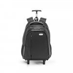 MIAMI. Mochila trolley para notebook (17'') em Nylon 999 imperme&aacute;vel com 2 rodas e sistema de prote&ccedil;&atilde;o integrado (30 L) - Cinza