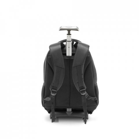 MIAMI. Mochila trolley para notebook (17'') em Nylon 999 imperme&aacute;vel com 2 rodas e sistema de prote&ccedil;&atilde;o integrado (30 L) - Cinza