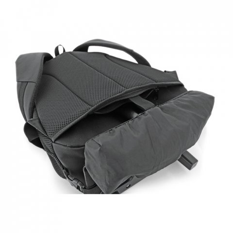 MIAMI. Mochila trolley para notebook (17'') em Nylon 999 imperme&aacute;vel com 2 rodas e sistema de prote&ccedil;&atilde;o integrado (30 L) - Cinza