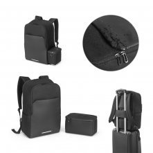 BELFAST. Mochila (20 L) 2 em 1 com bolsa t&eacute;rmica (4.5L) inclusa que permite a sua utiliza&ccedil;&atilde;o em conjunto ou separado