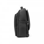 SEVILLE. Mochila trolley em 900D com revestimento resistente &agrave; &aacute;gua 28 L (17.3") - Preto