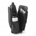 SEVILLE. Mochila trolley em 900D com revestimento resistente &agrave; &aacute;gua 28 L (17.3") - Preto
