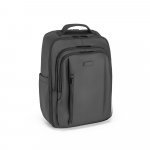 SEVILLE. Mochila trolley em 900D com revestimento resistente &agrave; &aacute;gua 28 L (17.3") - Preto