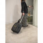 SEVILLE. Mochila trolley em 900D com revestimento resistente &agrave; &aacute;gua 28 L (17.3")
