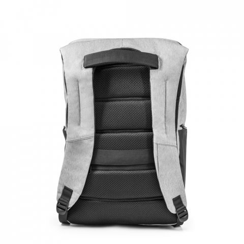 LYON. Mochila para notebook (17") em 900D e Tarpaulin (30 L) - Cinza claro