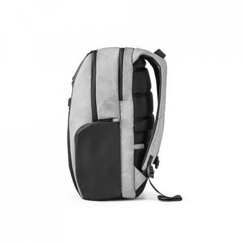 LYON. Mochila para notebook (17") em 900D e Tarpaulin (30 L) - Cinza claro