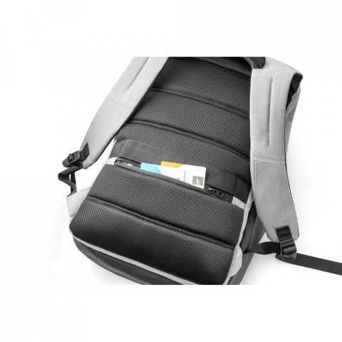 LYON. Mochila para notebook (17") em 900D e Tarpaulin (30 L) - Cinza claro