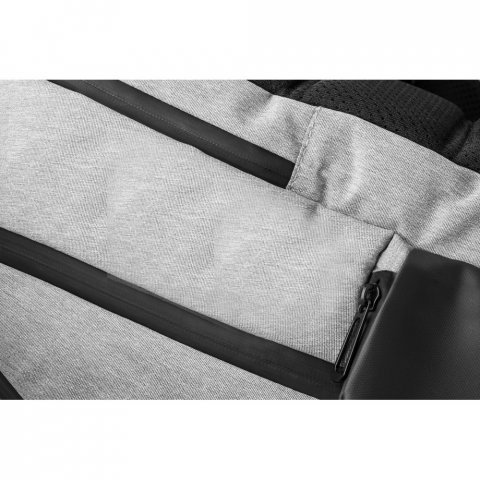 LYON. Mochila para notebook (17") em 900D e Tarpaulin (30 L) - Cinza claro
