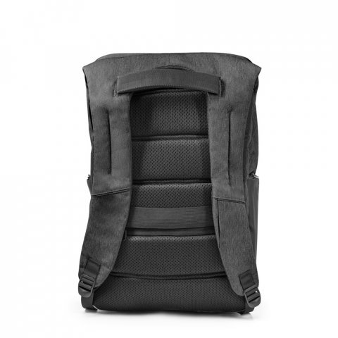 LYON. Mochila para notebook (17") em 900D e Tarpaulin (30 L) - Cinza escuro