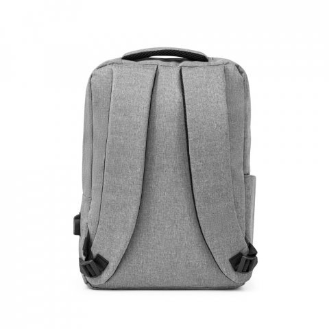 DENVER. Mochila para notebook 15.6" em 300D melange - Cinza claro