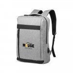 DENVER. Mochila para notebook 15.6" em 300D melange - Cinza claro