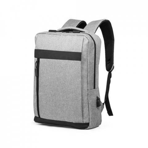 DENVER. Mochila para notebook 15.6" em 300D melange - Cinza claro