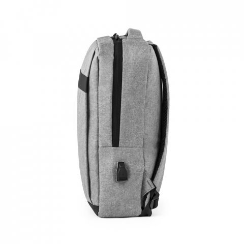 DENVER. Mochila para notebook 15.6" em 300D melange - Cinza claro