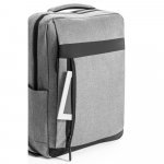 DENVER. Mochila para notebook 15.6" em 300D melange - Cinza claro