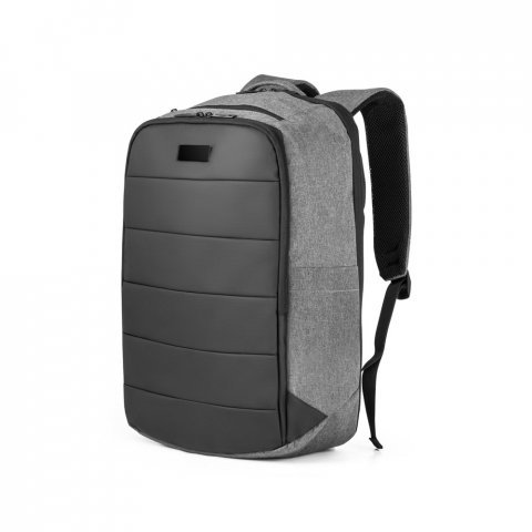 MUNIQUE. Mochila para notebook (17") em 300D de alta densidade  (21 L) - Cinza claro