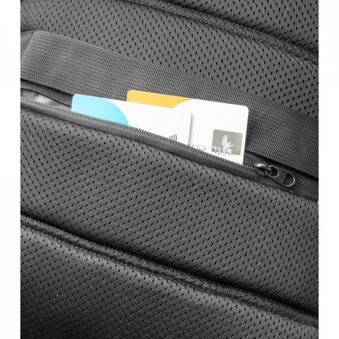 MUNIQUE. Mochila para notebook (17") em 300D de alta densidade  (21 L) - Cinza claro