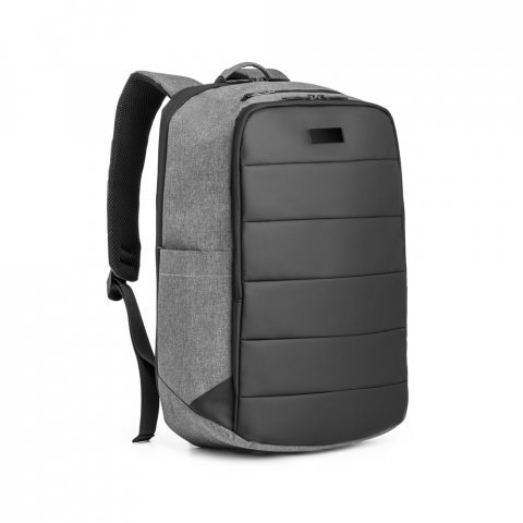 MUNIQUE. Mochila para notebook (17") em 300D de alta densidade  (21 L) - Cinza claro