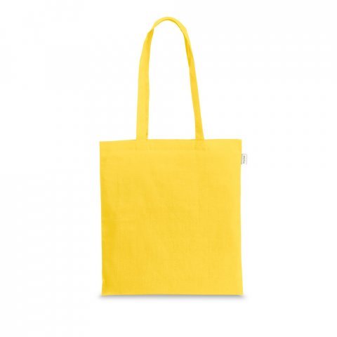 MEXICO. Sacola 70% algod&atilde;o reciclado e 30% poli&eacute;ster reciclado (150 g/m&sup2;) sem tingimento - Amarelo