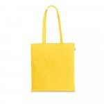 MEXICO. Sacola 70% algod&atilde;o reciclado e 30% poli&eacute;ster reciclado (150 g/m&sup2;) sem tingimento - Amarelo