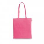 MEXICO. Sacola 70% algod&atilde;o reciclado e 30% poli&eacute;ster reciclado (150 g/m&sup2;) sem tingimento - Rosa claro